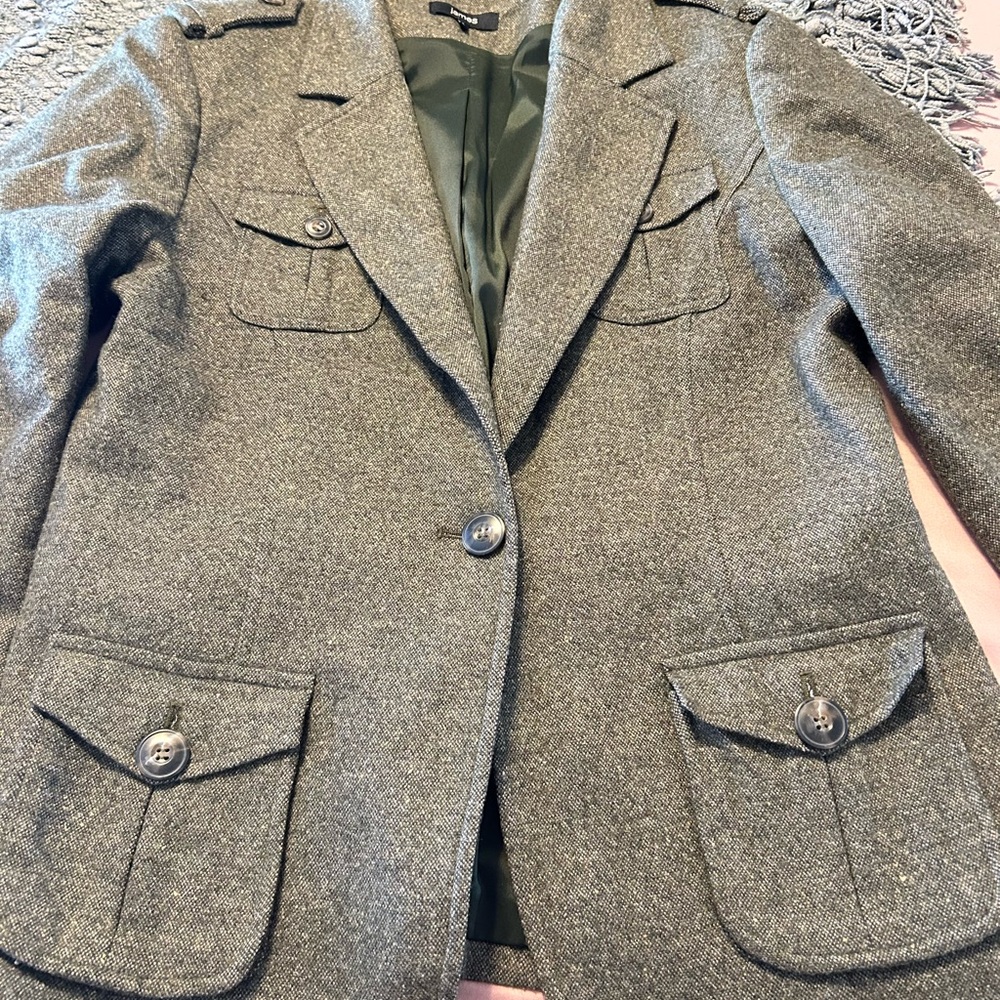 James Tweed Hunter/Military Blazer